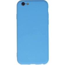 Durukar®  iPhone 6 Plus Kılıf Nano Içi Kadife Silikon - Mavi