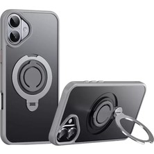 TeknoKapsül Iphone 16 Avatar 360 Dönen Magsafe Kapak - Titan Gri