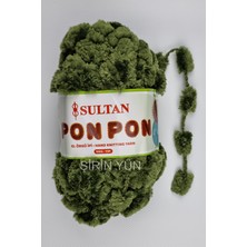 Sultan Ponpon Ip 100 Gram 15 Metre %100 Polyester Çam Yeşili 995