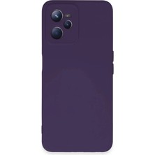 Durukar®  Realme C35 Kılıf Nano Içi Kadife Silikon - Mor