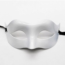 Armüz Beyaz Renk Masquerade Kostüm Partisi Venedik Balo Maskesi