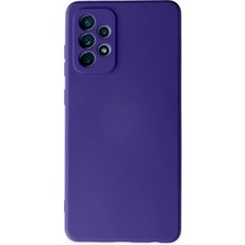 Durukar®  Samsung Galaxy A72 Kılıf Nano Içi Kadife Silikon - Mor