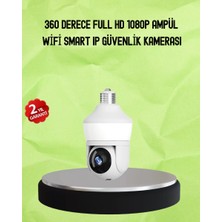 Esranın Dünyası Hareket Algılamalı 360° Wi-Fi Akıllı Ampül Kamera