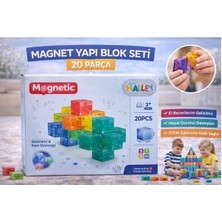 Halley Oyuncak SH59837 Magnet Küp Yapı Blok Seti 20 Parça-Zrv