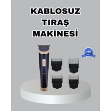 Esranın Dünyası Çelik Bıçaklı Unisex Şarjlı Tıraş Makinesi – Sessiz Motor, Kablosuz ve Ayarlanabilir