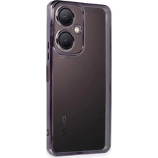 Esranın Dünyası Newface Vivo Y27 Kılıf Razer Lensli Silikon - Mor