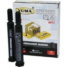 Armüz Yuma YM-790S  Siyah Koli Kalemi 12 Adet
