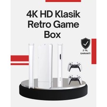 Esranın Dünyası 2 Kollu Kablosuz 4K Tv Uyumlu Klasik Oyun Konsolu