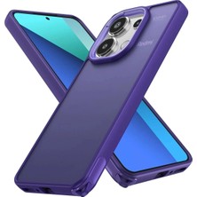 Durukar®   Redmi Note 13 Pro 4g Kılıf Elegant Kapak - Derin Mor