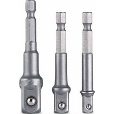 Vice Avm Hex Plus Lokma Adaptörü 3 Parça Set 1/4-3/8-1/2 mm DMX4712 TG-53-VICE/(1395) 4643 TG-1395 327124