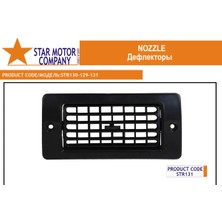 Star Motor Company Dikdörtgen Menfez Siyah