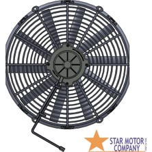 Star Motor Company 14 Inç 120 Wat 12 Volt Üfleyici Axiel Fan