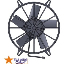 Star Motor Company 11 Inç 170 Wat 24 Volt Üfleyici ( 5 Kanat ) Axiel Fan