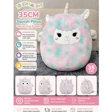 Squishmallows Original Gökkuşağı Serisi Lama Winona 35CM Peluş Oyuncak