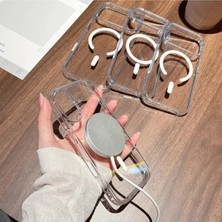 Ermer Iphone 17 Için Magsafe Özellikli Şeffaf Silikon Kılıf Kapak