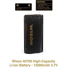 Wison 45700 Li-Ion Pil - El Feneri ve Güç Gerektiren Cihazlar Için Uygun