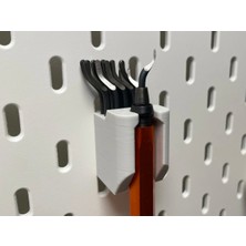 DU&ER 🛠️ Pegboard Skadis Uyumlu Çapak Alma Aparatı Tutucu – Atölye Alet Organizeri