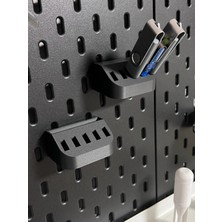 DU&ER Skadis Uyumlu USB Tutucu – Pegboard Aksesuarı