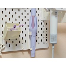 DU&ER 💇‍♀️skadis Pegboard Uyumlu Saç Maşası Askılığı – Duvar Paneli (Skadis) Organizer Aparatı