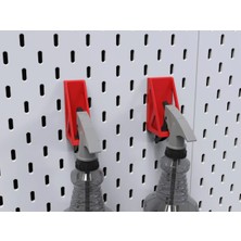 DU&ER 🧱 Skadıs Uyumlu 2’li Sprey Şişe Tutucu – Pegboard Şişe Organizer Seti