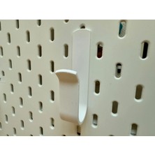 DU&ER Skadis Uyumlu Saç Lastiği & Toka Kancası – Pegboard Aksesuar Askısı