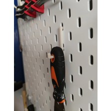 DU&ER 3'lü Pegboard Askı Kancası – Duvara Asılabilir Düzenleyici Aksesuar