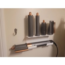 DU&ER 💇‍♀️ Airwrap Duvar Organizer – Saç Şekillendirici ve Aksesuar Tutucu Stand (Uyumlu)