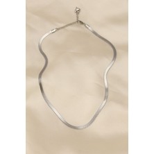 Vice Avm 316L Çelik Silver Renk 45 cm Italyan Zincir Model Kadın Kolye - TJ-BKO5903 TG-1395 339005