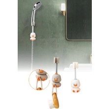 Omilife Hayvan Figürlü Duş Başlığı Tutucu Banyo Sevimli Tutacak 1 Adet