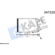 Kale Depomix Kondanser Ford Transit Courier 1.5tdci