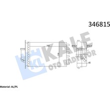 Kale Depomix Kalorifer Radyatoru Arka Mercedes S-Class W140 91 98