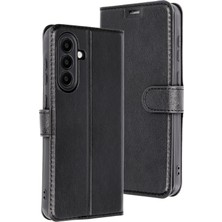 Durukar®  Samsung Galaxy A36 Kılıf Trend S Plus Kapaklı Kılıf - Siyah