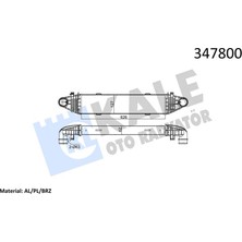 Kale Depomix Turbosarj Radyatoru Mercedes C-Class W204 S204