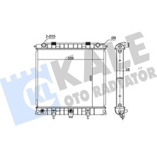 Kale Depomix Radyatör Landrover Rangerover Ii Al-Pl-Brz 485X558X58