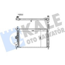 Kale Depomix Radyatör Ford Focus Iii 1.5tdci 14 1.6tdci 10 C-Max Ii 1.5tdci 15 Toruneo-Transit Connect 1.5tdci 1 5 1.6tdci 13 Kuga Ii 1.5tdci 16 mt Brazing 545X358X26 Su Radyatörü