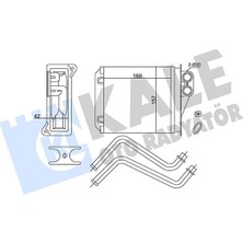 Kale Depomix Kalorifer Radyatoru Arka Mercedes Sprinter 906 06 . Vw Crafter 30-35-50 06