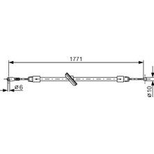 Bosch Depomix Fren Halati Ön Dingil 3665MM Mercedes Sprinter 906 06 -Vw Crafter 06