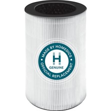 Homedics Totalclean, 360 Derece Hepa Hava Temizleyici Yedek Filtre Aktif Karbon ile Havadaki Kirlenticilerin%99'unu Gidermek Için Homedics Hava Temizleyici Modelleri AP-T30 ve AP-T30WT Için