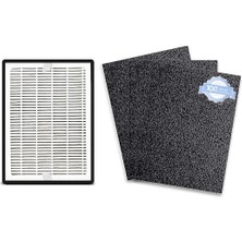Levoit Levoıt LV-H126 Hava Temizleyici Yedek Filtre, Hepa Filtre, Yüksek Verimli Aktif Karbon Filtre, 3 Ekstra Ön Filtre, LV-H126-RF, Siyah