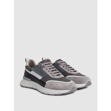 Cacharel Erkek Açık Gri %100 Deri Sneaker Ayakkabı 50322768-VR001