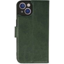 Durukar®  iPhone 14 Plus Kılıf Trend S Plus Kapaklı Kılıf - Yeşil