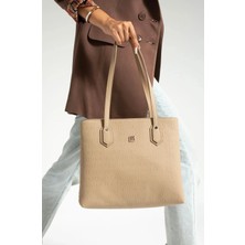 Just Polo Kadın Büyük Boy 4 Bölmeli Günlük Kullanıma Uygun Tote Bag Omuz Çantası
