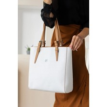 Just Polo Kadın Baskılı Büyük Boy El Çantası 344067PC