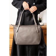 Just Polo Kadın Büyük Boy Ayarlanabilir Askılı Lüks Shopper El & Omuz Çantası Shoulder Bag