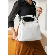 Just Polo Kadın Baskılı Uzun Ayarlanabilir Askılı Şık El ve Omuz Çantası Shoulder Bag