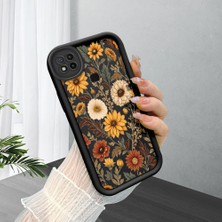 Ucuc Redmi 9C/10A Uyumlu Siyah Silikon Şık Baskı Kılıf Darbeye Dayanıklı Kamera Korumalı