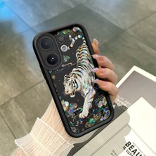 Ucuc Vivo V60 Uyumlu Siyah Silikon Şık Baskı Kılıf Darbeye Dayanıklı Kamera Korumalı