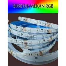 Erbay 5050 3 Çipli 3 Dirençli Dış Mekan Silikonlu Rgb Şerit LED 5 Metre ( Sadece LED Satışıdır )