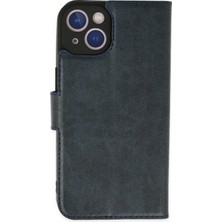 Durukar®  iPhone 14 Plus Kılıf Trend S Plus Kapaklı Kılıf - Lacivert