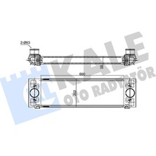 Kale Depomix Turbo Intercooler Radyatoru Ford Transit 2.2 135 140PS 11 3.2 200PS Tdci 06